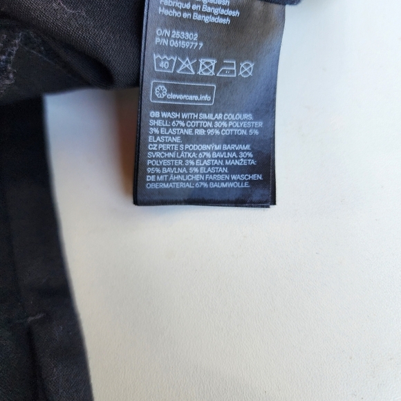 H&M Mama Maternity Black Dressy Capri Cropped Pants Super Cute Cotton Blend Sz 8 - Picture 8 of 10